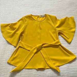 Zara Yellow Top